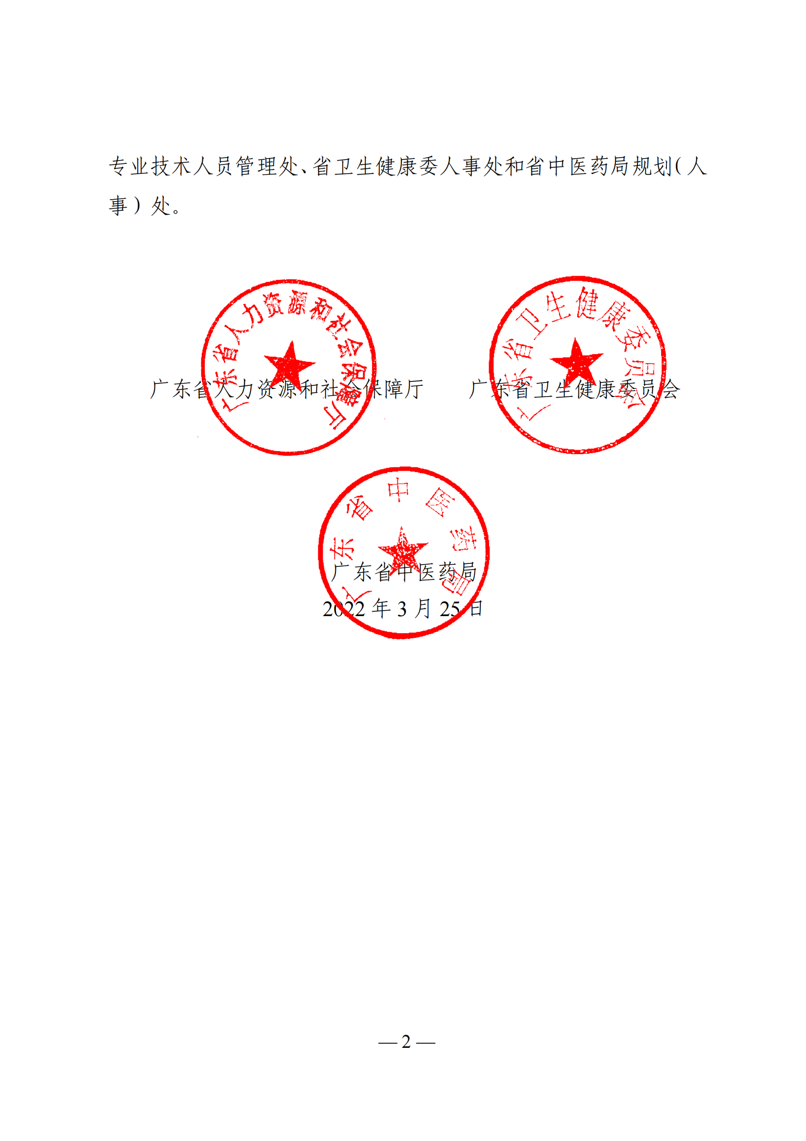 广东省人力资源和社会保障厅 广东省卫生健康委员会 广东省中医药局关于印发《广东省卫生健康专业技术人才职称评价改革实施方案》的通知(粤人社规〔2022〕6 号)(2)_01.png